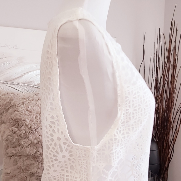 NWOT White RVCA Beach Cover-up XS - Picture 5 of 8